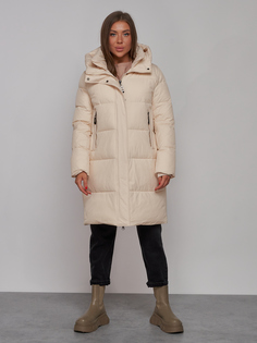 Пальто женское MTFORCE 52322 бежевое XL