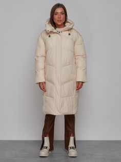 Пальто женское MTFORCE 52326 бежевое XL