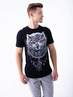 Футболка мужская 26159 черная 56 RU No Brand