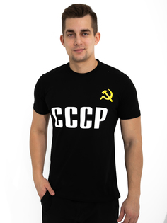 Футболка мужская 25500 черная 54 RU No Brand