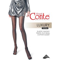 Колготки женские Conte Elegant FANTASY LUXURY серые 4