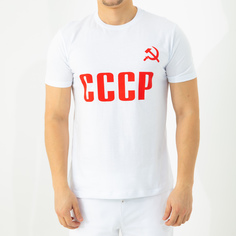 Футболка мужская 25500 белая 56 RU No Brand