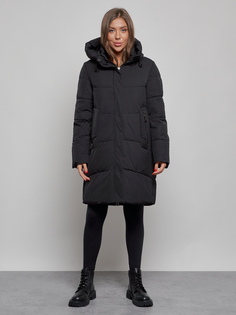 Пальто женское MTFORCE 52363 черное 5XL
