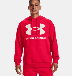 Худи мужское Under Armour Rival Fleece Big Logo HD красный L