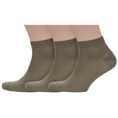 Комплект носков мужских Sergio di Calze 3-17SC7 хаки 27