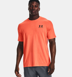 Футболка мужская Under Armour Sportstyle Left Chest SS оранжевый XL