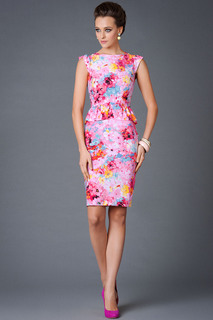 Платье женское Арт-Деко P-671 розовое 46 RU