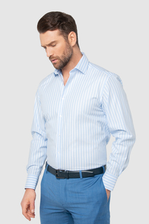 Рубашка мужская Kanzler 3S-401RL-1118-11 голубая 46