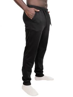 Спортивные брюки мужские Чебоксарский трикотаж 4033 черные 50/176 RU
