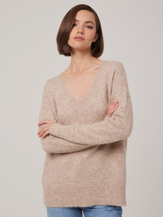 Пуловер женский Eleganzza 1231153001 бежевый 46 RU