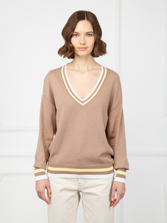 Пуловер женский Eleganzza ZZ-01006 бежевый M