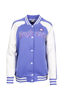 Куртка женская PEAK Knitted Baseball Jacket синяя 44-46 RU