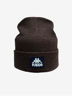 Шапка бини мужская Kappa 001 реплика коричневая one size