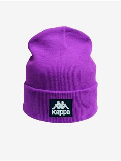 Шапка бини мужская Kappa 001 реплика фиолетовая one size