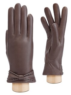 Перчатки женские Eleganzza IS5050 серо-коричневые р. 6,5
