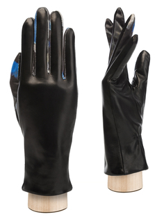 Перчатки женские Eleganzza IS00146 черные/синие р. 6,5