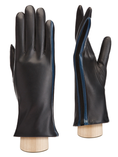 Перчатки женские Eleganzza IS01091 черные/синие р. 6,5