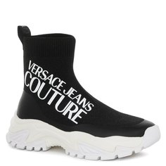 Кроссовки женские Versace Jeans Couture 73VA3SV5 черные 35 EU