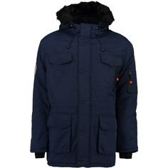 Парка мужская Geographical Norway RBMWC1509H-GN, с капюшоном, Navy, XL