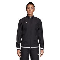Толстовка Adidas женская, на молнии, DW6874, Black, White, XL