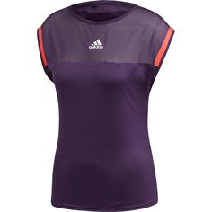 Футболка женская Adidas, DP0263, фиолетовая, L