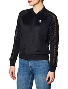 Толстовка Adidas для женщин, на молнии, GC6757, Black, размер 36