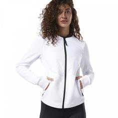 Толстовка Reebok для женщин, на молнии, EC1116, White, размер 2XS