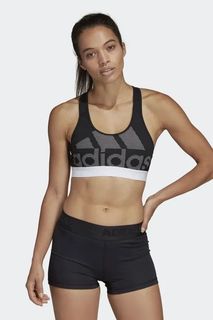 Топ Adidas для женщин, DH4440, Black-White, размер XS
