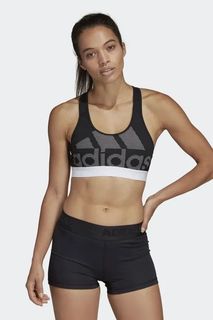 Топ Adidas для женщин, DH4440, Black-White, размер XS