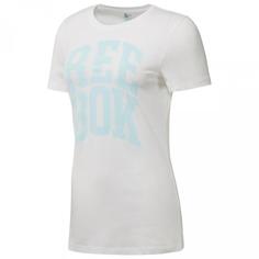 Футболка Reebok для женщин, CF4466, White, размер 2XS