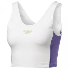 Топ Reebok для женщин, ED4033, White, Teampu, размер S