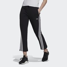 Брюки женские спортивные Adidas, black, S, GU9698