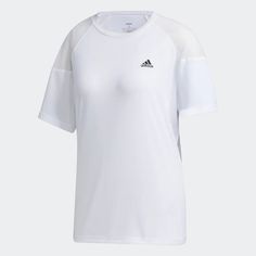 Футболка Adidas White/Black для женщин, GD4544, размер 2XS