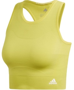 Топ женский Adidas FI7727 желтый XS