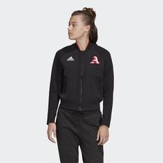 Толстовка женская Adidas, на молнии, FI9214, Black, размер S