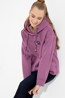 Худи женское U.S. POLO Assn. G082SZ0820R-KLAR фиолетовое 2XS