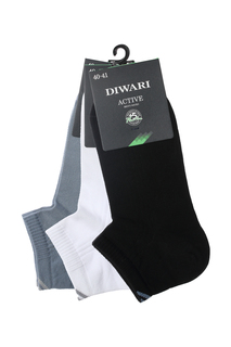 Комплект носков мужских DMBDS 7С-37СП белый; синий; черный 27 Diwari
