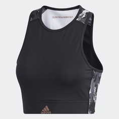 Топ Adidas Black/Coppmt для женщин, спортивный, GG3427, размер S