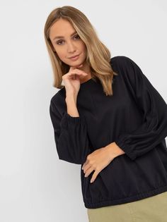 Лонгслив Gerry Weber для женщин, 36, синий, 870032-44025-80890-36