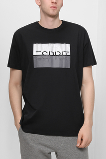 Футболка мужская Esprit Casual 122EE2K302 черная 2XL