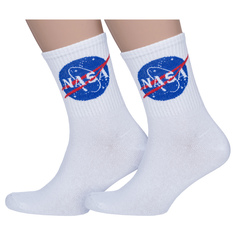 Комплект носков унисекс Hobby Line 2-80159 белых 41-45