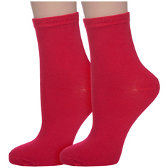 Комплект носков женских Hobby Line 2-339 красных 36-40