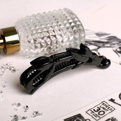 Заколка-банан женская 3958835 черная No Brand