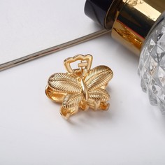 Заколка-краб женская 6854085 золото No Brand