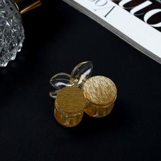 Заколка-краб женская 6914694-6p золото No Brand