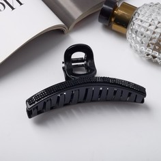 Заколка-краб женская 6854188 черная No Brand