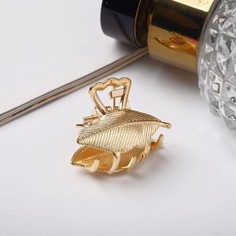 Заколка-краб женская 6854086 золото No Brand
