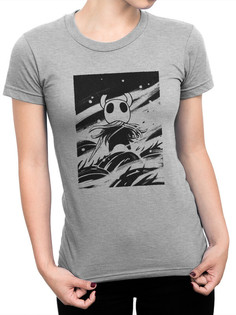 Футболка женская DreamShirts Studio Игра Hollow Knight 565-knight-1 серая 2XL