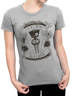 Футболка женская DreamShirts Studio Игра Night In The Woods 385-night-1 серая 2XL