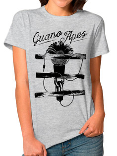 Футболка женская DreamShirts Studio Guano Apes 587-guano-1 серая 2XL